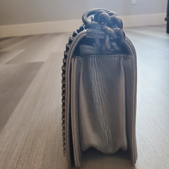 Chanel Boy Bag Silver Chain authentic rare bag - Picture 8 of 10